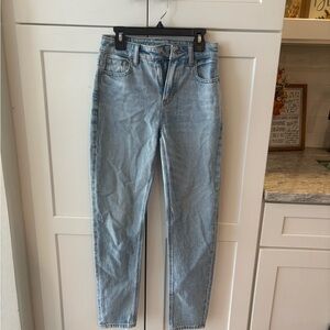 American Eagle Outfitters Light Wash Straight Leg Jeans